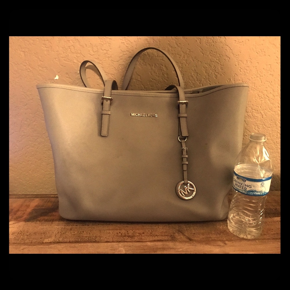 Authentic Michale Kors Grey Handbag